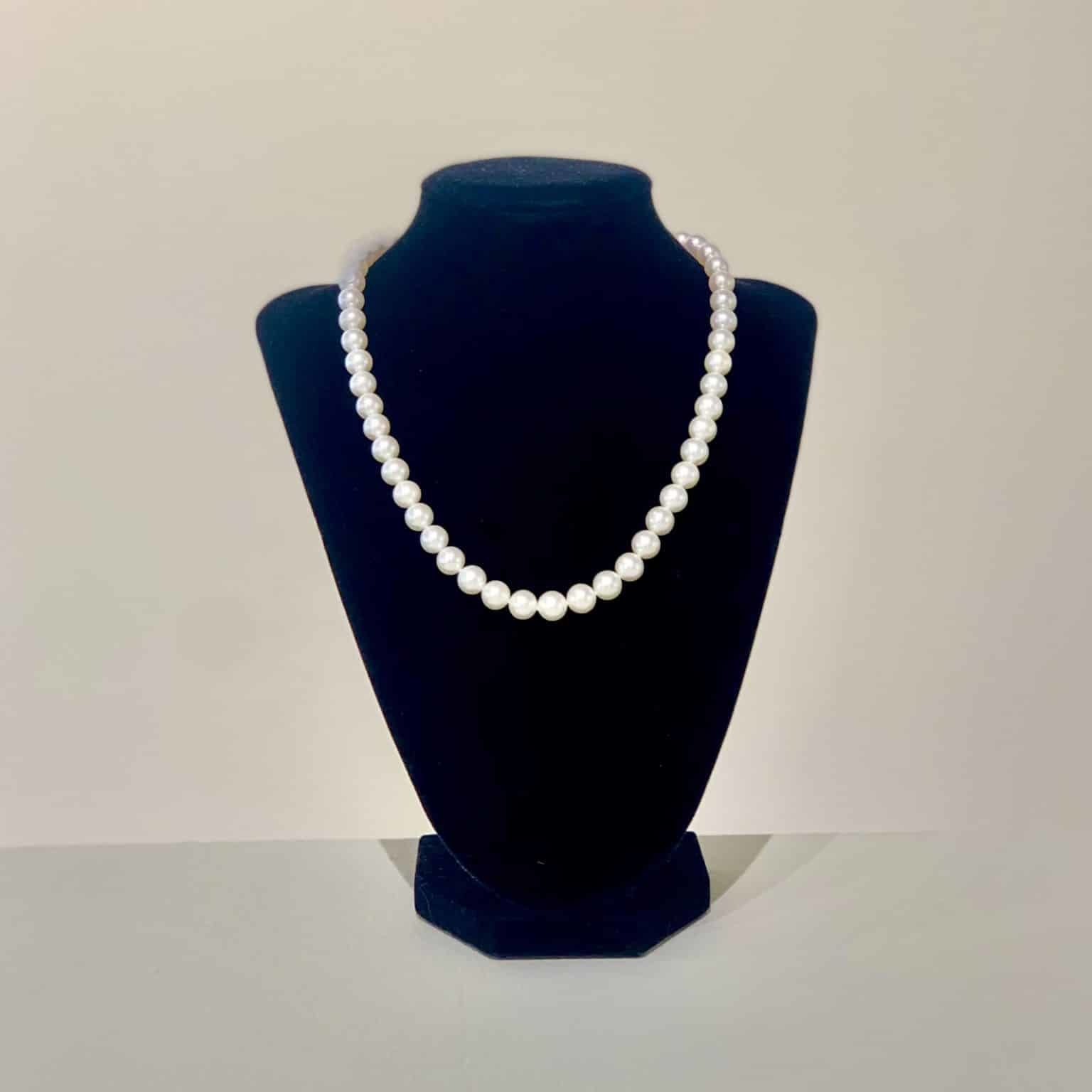 A beautiful freshwater pearl necklace generously donated by Provident Jewelry